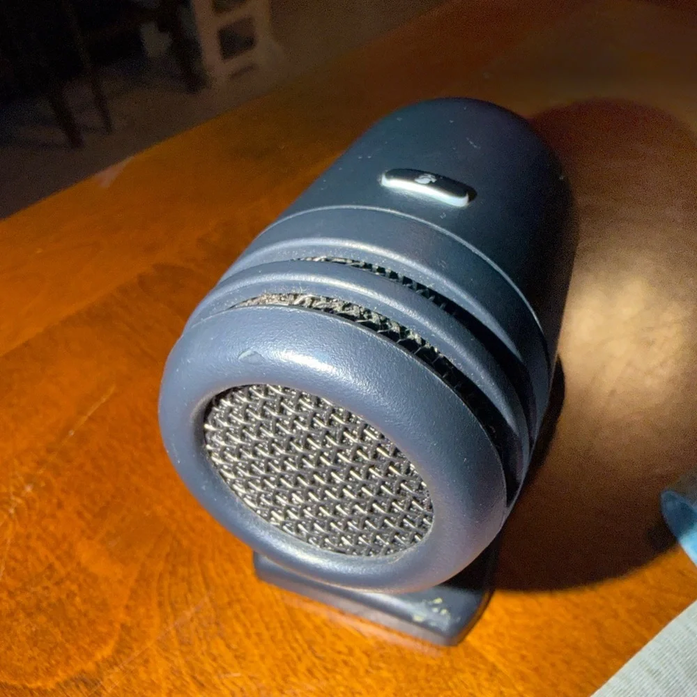 Premium Black USB Microphone for Professional Recording Podcasts